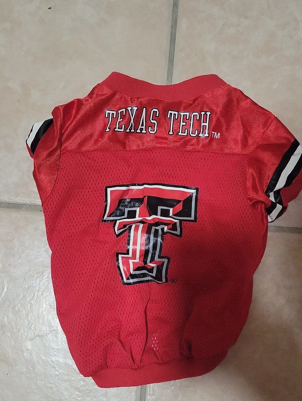 Texas Tech University Pet Jersey Size M